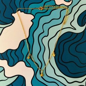 3 Star Girls Necklace